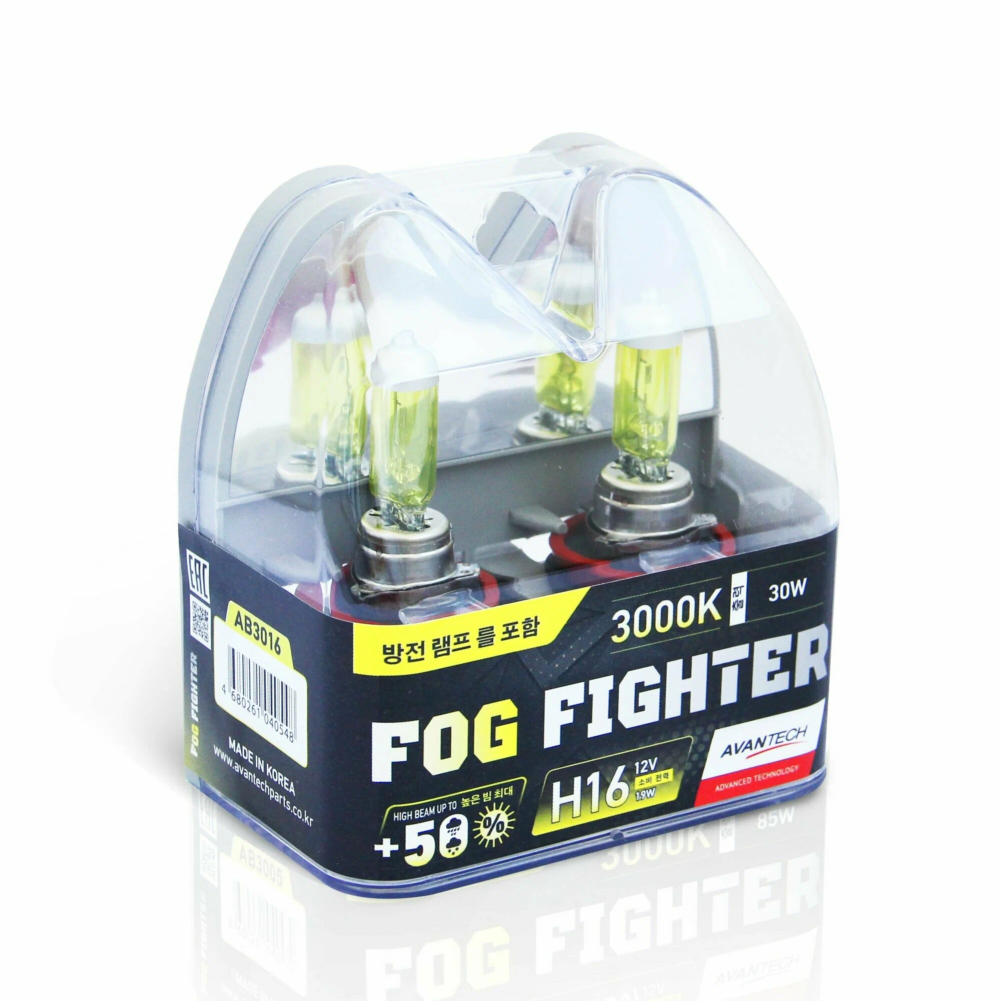 AVANTECH лампа к-т FOG FIGHTER H1 12v55w AB3001 цоколь H1