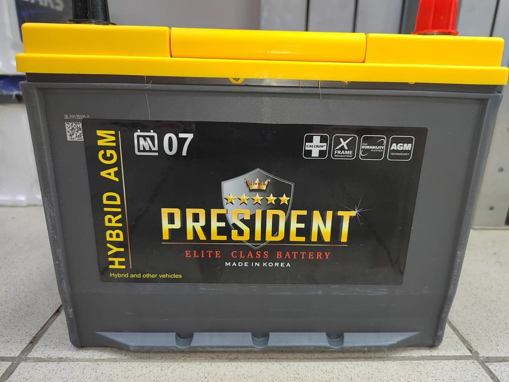 PRESIDENT AGM AX 75 Ач (65 D 26R) (1) - аккумулятор для азиатских автомобилей