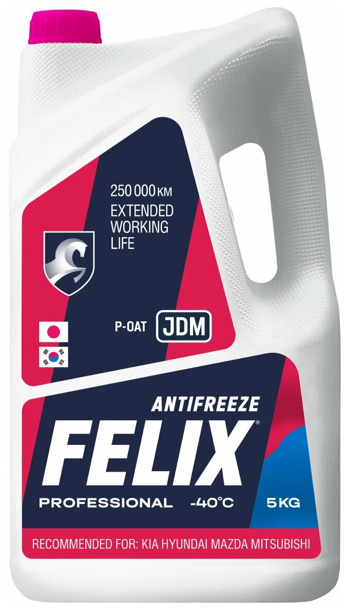 Антифриз "FELIX " JDM PINK G12++ (розовый) 5кг