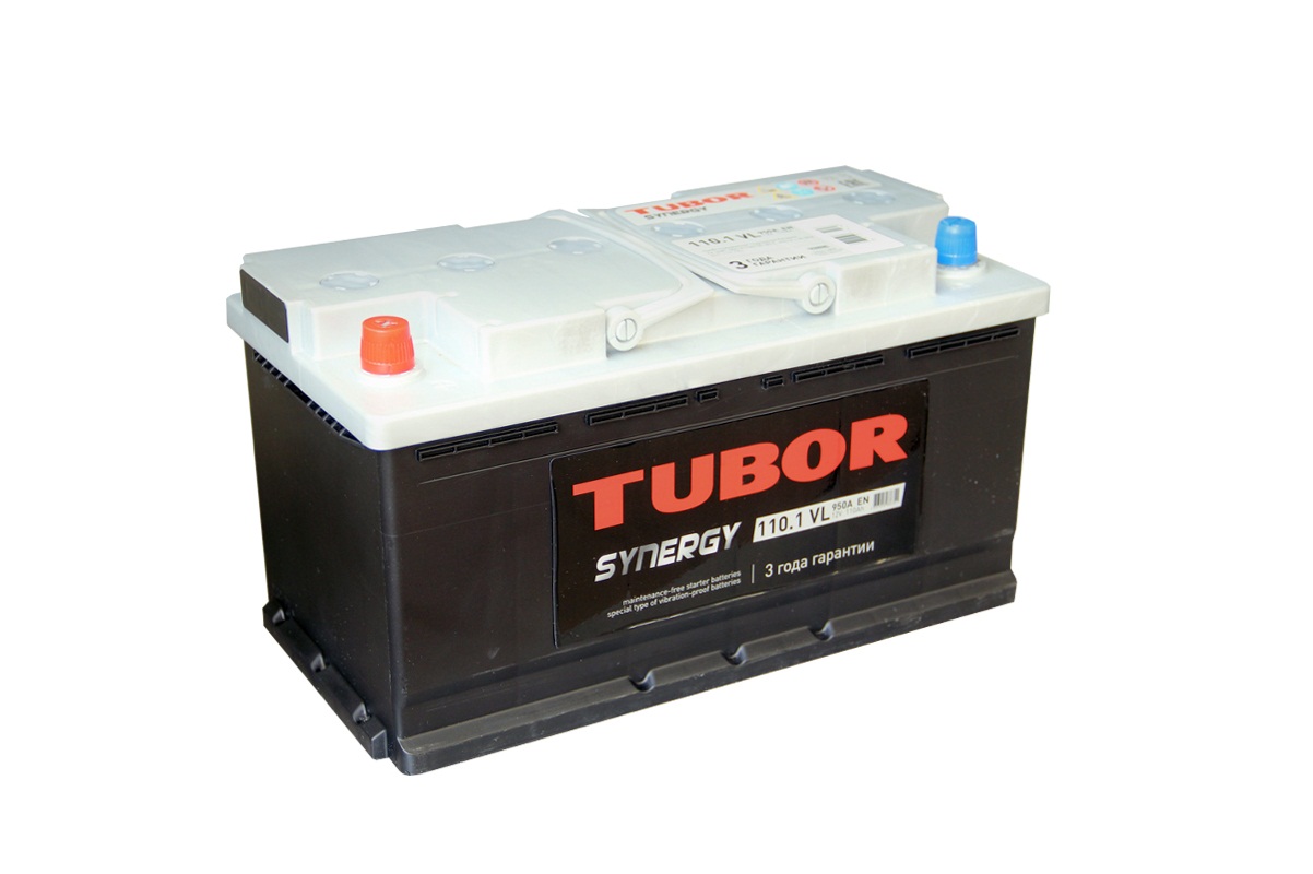 TUBOR SYNERGY 110 Ач прям. п. (1) - аккумулятор легковой