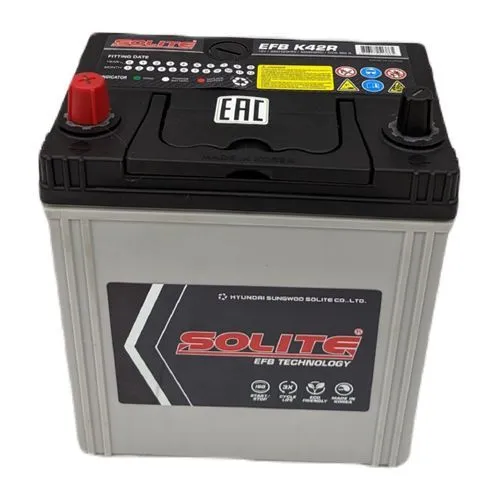 Solite EFB K42 38 Ач (B 19L) (0) - аккумулятор для азиатских автомобилей
