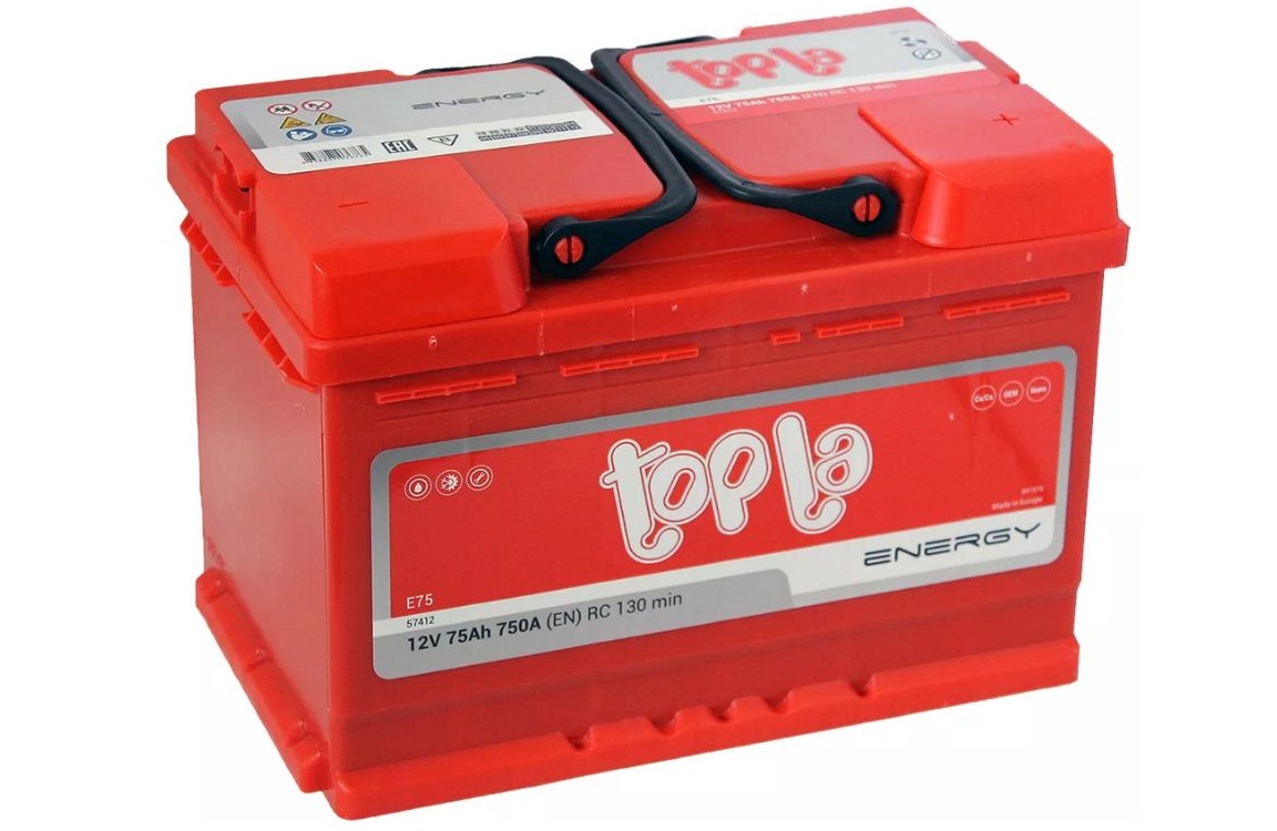 Topla Energy 75 Ач обр.п. (0) - аккумулятор легковой