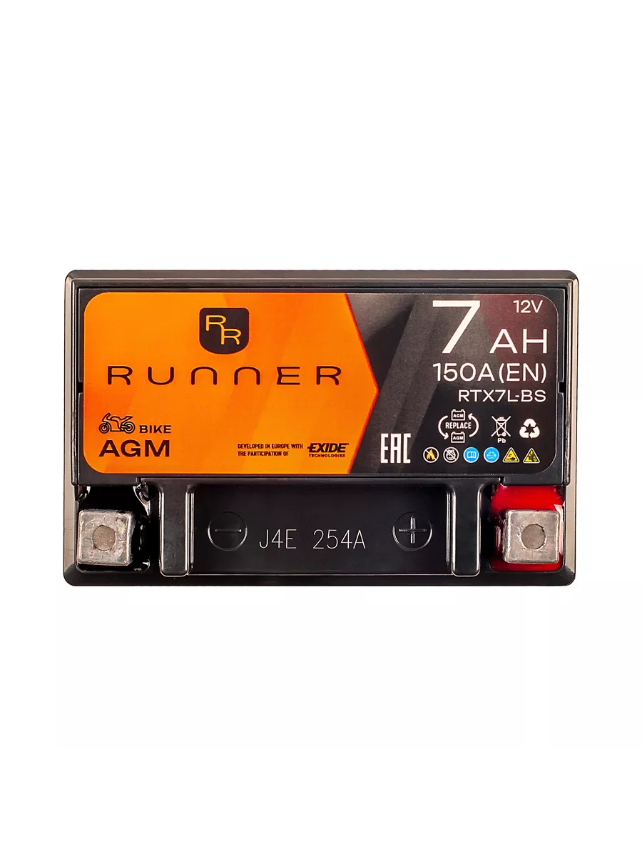 Runner Bike RTX7L-BS 7 Ач - мото аккумулятор
