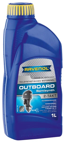 Ravenol  Outboardoel масло 2T Teilsynth TC 1л. п/с