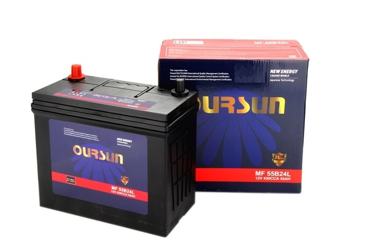 OURSUN JIS MF 45 Ач  (55B24L) (0) - аккумулятор для азиатских автомобилей
