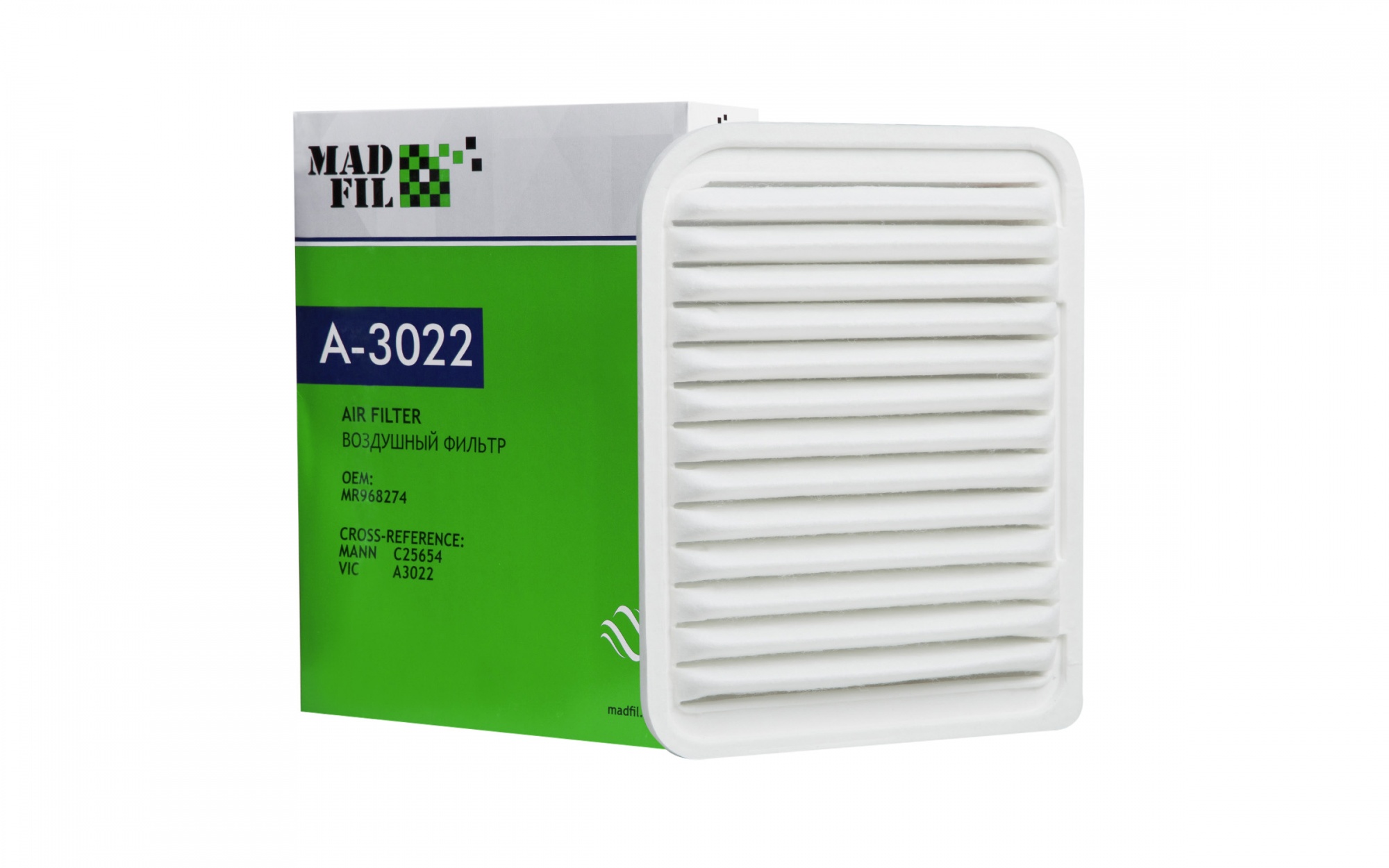 A-3022 фильтр воздушный RB MR968274