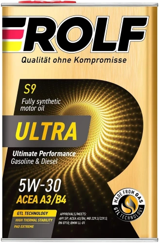 ROLF масло Ultra 5W30 A3/B4/SP 4л синт мет