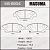 Masuma колодки дисковые MS-8904/ PN-8868 NiBK тормозные