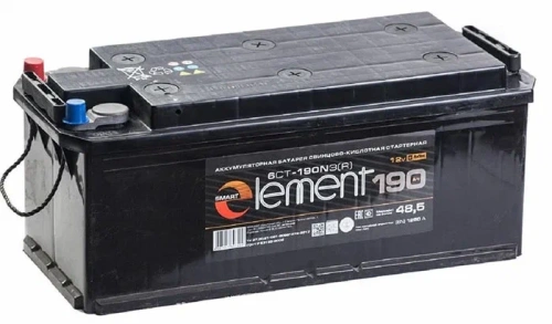 Element 190 Ач (болт) прям.п. (4) - аккумулятор легковой