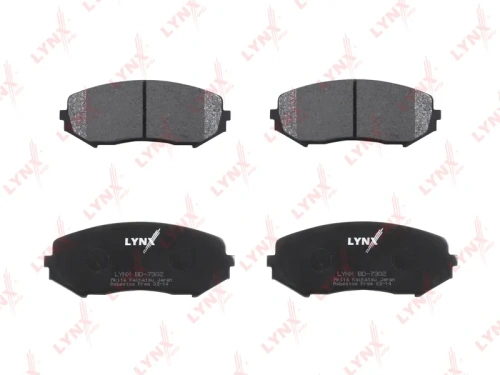 LYNX колодки дисковые BD-7302 (PN-9802) тормозные