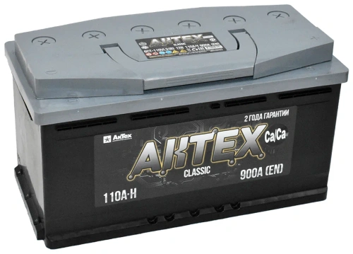 АКТЕХ CLASSIC110 Ач обр.п. (0) АКЦИЯ 2023г - аккумулятор легковой