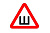 Наклейка знак "Шипы"