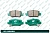 G-Brake колодки дисковые GP-02299 (PN-1835) тормозные