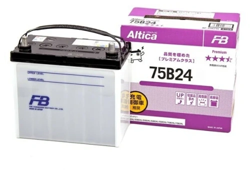 SUPER FB Altica PREMIUM 60 Ач (75 В 24 R) (1) - аккумулятор для азиатских автомобилей