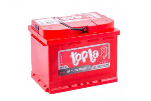 Topla Energy 60 Ач прям.п. (1) - аккумулятор легковой