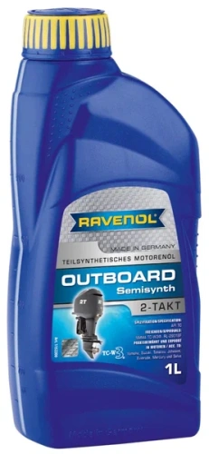 Ravenol  Outboardoel масло 2T Teilsynth TC 1л. п/с