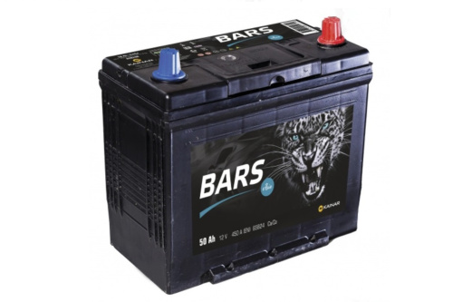 Аккумулятор легковой BARS Asia 50 Ач (65 B 24 R) (1) по цене 6&nbsp;400 ₽