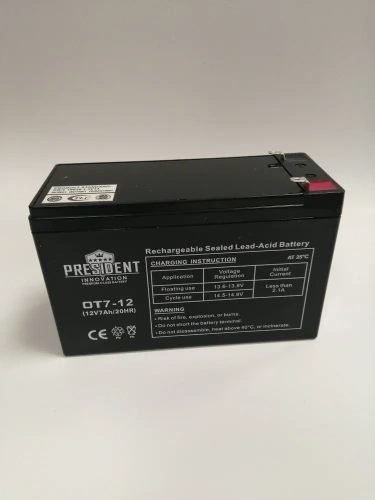 PRESIDENT INNOVATION для ИБП 12V 7 а/ч ОТ7-12