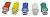 AVS светодиод.лампа 12v T10 T011 WHITE 1шт. цоколь T10