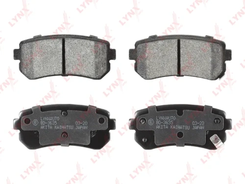 LYNX колодки дисковые BD-3635 (PN-0526) тормозные