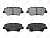 AVANTECH колодки дисковые AV4403 (PN-25001) тормозные
