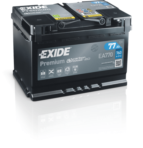 EXIDE PREMIUM 77 А/ч обр.п (0)  ЕА770 - аккумулятор легковой