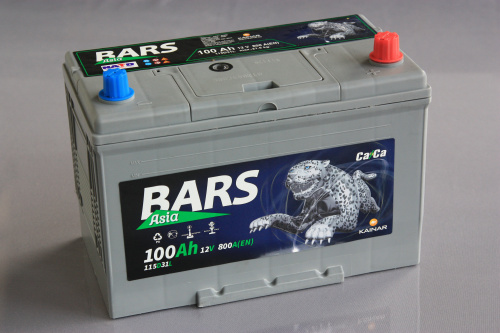 BARS Asia 100 Ач (115 D 31 L) (0) - аккумулятор для азиатских автомобилей