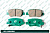 G-Brake колодки дисковые GP-02296 (PN-1838) тормозные