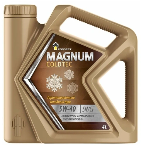 Rosneft масло Magnum Coldtec 5W40 4л